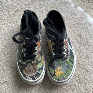 Kids vans lace up Disney edition Jungle book sz 12us